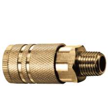 1/4 in. Size Coupler with Male Thread (NPTF) 0