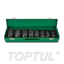 SIZE(mm) 8PCS -3/4" DR. 6PT Flank Deep Impact Socket Set 0